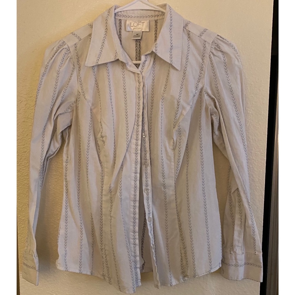 Ann Taylor Loft Petite Button Down